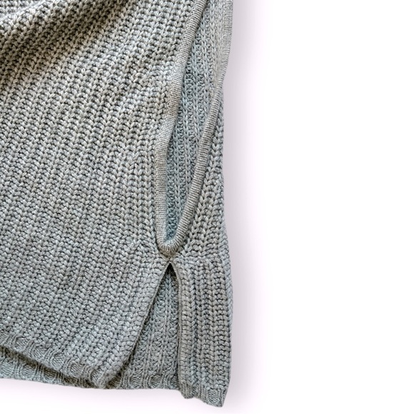 Autumn Cashmere Cashmere Blend Sleeveless Cropped Sweater Vest Gray Size Small - Picture 6 of 8